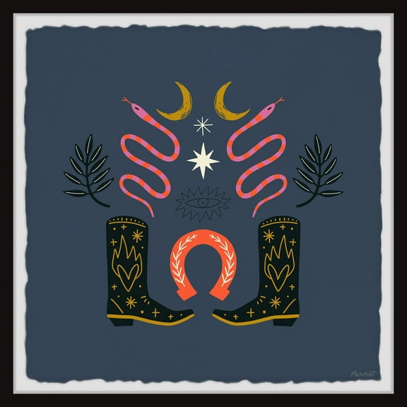 Marmont Hill Optimum Balance Framed Painting Print