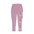 thumbnail image 4 of Pantalones de Ajuste Seco de la Moda de las Mujeres Imprimidas Leggings, Deporte de Yoga Elástico de Poliéster Elástico Respirable, 4 of 7
