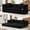 Black, variant on Aukfa 78.7" Corduroy Convertible Sofa Bed, Boneless Sleeper Sofa Couch for Living Room Apartment,Dark Gray