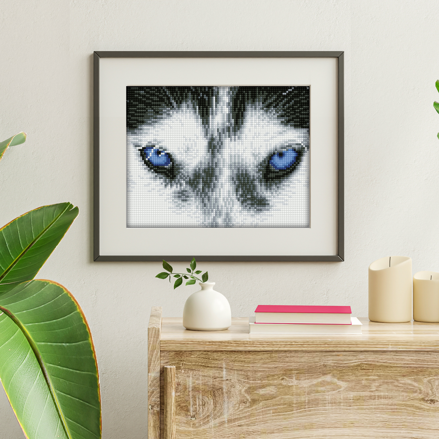 Diamond Dotz Mystic Husky Diamond Painting Kits for Adults - Diamond Art Kits a Relaxing Creative Craft Kit with Dotz Gems 8x10.2
