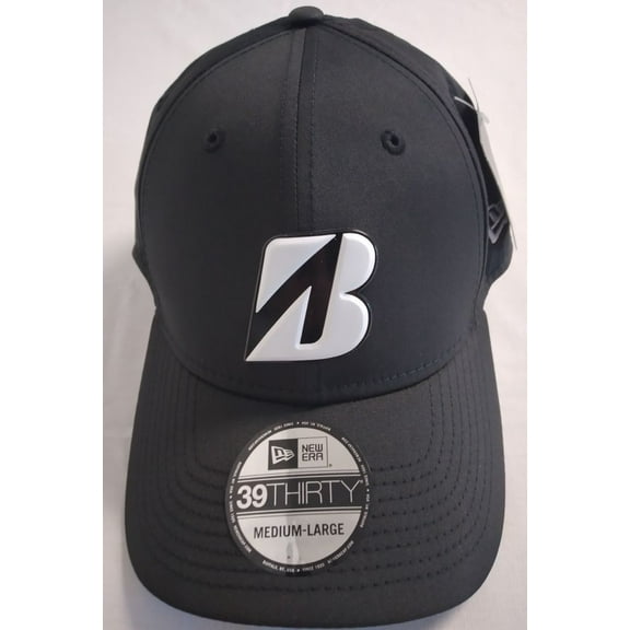 Bridgestone Golf New Era Fitted 2021 Hat (Black, Medium-Large) NEW