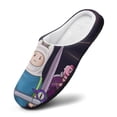 thumbnail image 3 of Adventure Time Women's Cotton Home Shoes, Trendy Printed Slippers Thick Plush Warm House Slippers 7-8(39-40), 3 of 8