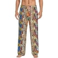 thumbnail image 2 of Lsque Funny Dogs Family Print Men's Pajama Pants, Lounge Pant - Comfortable Home Wear,Elastic Waistband, Stylish Design-Small, 2 of 9