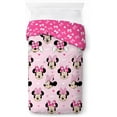 thumbnail image 2 of Disney Minnie Mouse Hearts & Love 100% Cotton Single Duvet Cover Set - Includes, 2 of 6
