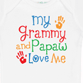 thumbnail image 4 of Inktastic Grammy and Papaw Love Me Grandchild Boys or Girls Baby Bodysuit, 4 of 5