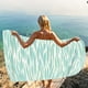 thumbnail image 5 of pstuiky Toalla de playa de microfibra, súper colorida, resistente a la arena, manta de playa multiusos para viajes y piscina (76 x 152 cm)., 5 of 7
