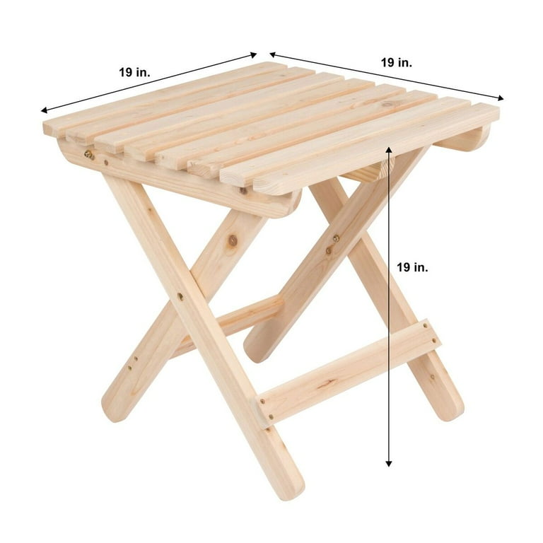 Adirondack Square Folding Table - Turquoise - Walmart.com
