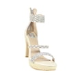 thumbnail image 1 of Sandalia de vestir Tacones Mujer Sintetico Blanco Gris Leon 444450, 1 of 4