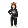 thumbnail image 3 of KICILVS Christmas Matching Pajamas Family Cute Reindeer Onesie Pajamas Holiday Deer Hooded Zip Up Jumpsuit Sleepwear for Festive Cheer, 3 of 8