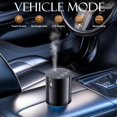thumbnail image 4 of Huachuang Waterless Diffusers for Essential Oils: Portable Car & Home Diffuser Scent Air Machine Aromatherapy Atomizing Diffuser 1/2/4/6H/Time Off 8 Mist Level for Room Office Bedroom（Black, 4 of 6