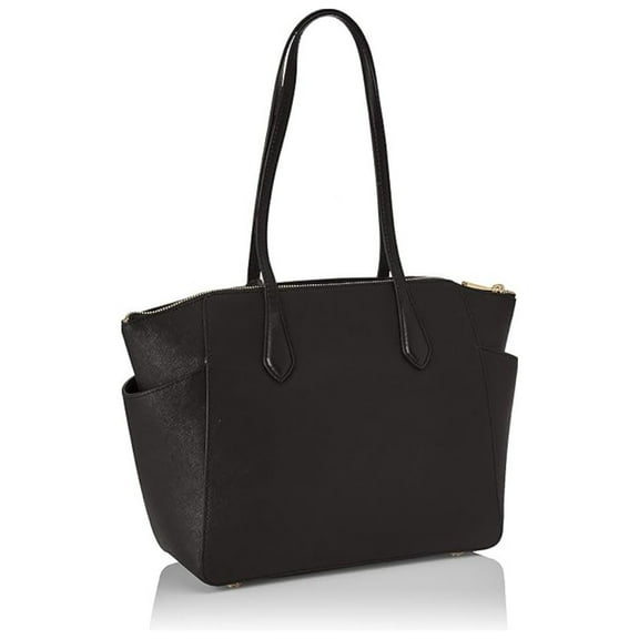 Michael Kors Marilyn Medium Top-Zip Tote, Black