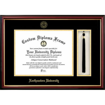Northeastern University 14w x 11h Tassel Box and Diploma Frame