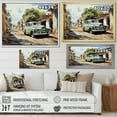 thumbnail image 4 of Designart "Classic Cuban Car in Lush Green" Transportation Floater Framed Wall Art Print, 4 of 7