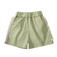 thumbnail image 3 of Hvobtty Girls' Casual Shorts Pants, Toddler Summer Short Pants, Girls' Summer Casual Lace Shorts Wide Leg Shorts Hot Pants Are Suit for 2-8 Years Green 2-3 Years, 3 of 5