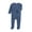 Blue, variant on Baby Boy Rompers Boys Long Sleeve Footed Romper with Mitten Snap Closure Toddler Jumpsuit Blue 9-12 Months