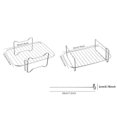 thumbnail image 4 of Ensemble de Grille pour Friteuse à Air Chaud 2 Pcs avec Grille StickAir Friteuse Grille Vapeur, 4 of 10