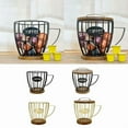 thumbnail image 3 of Coffee Pod Holder Cup Shaped Metal Wire Organizer Storage Basket for Countertop Bar Accessories Kitchen Counter Desktop Home, 3 of 10