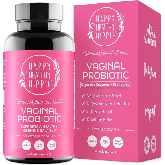 Vaginal Probiotics for Women - ph Balance for Women | 10B CFU - 10 Strains | Cranberry & D-Mannose | BV, Yeast, Flora & Odor Control | Urinary, Gut & Digestive Health Support Pills, 60 Ct