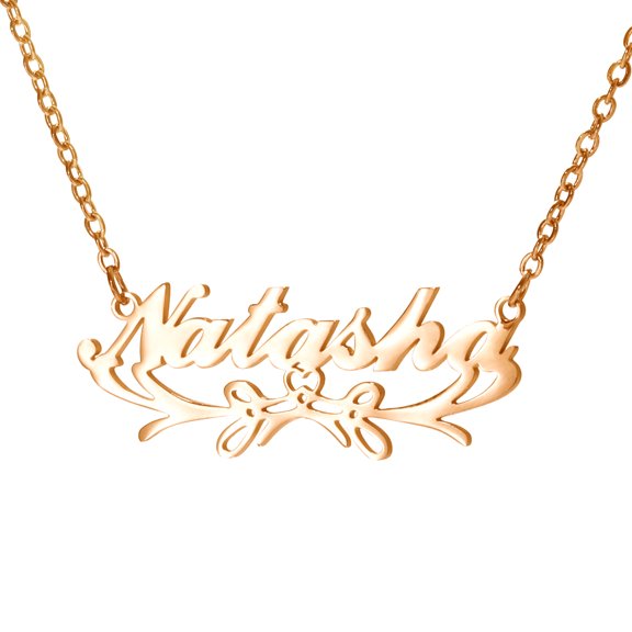Name Custom Necklace Stainless steel cut letter necklace Women DIY personality clavicle chain Name Customized Pendant Necklace