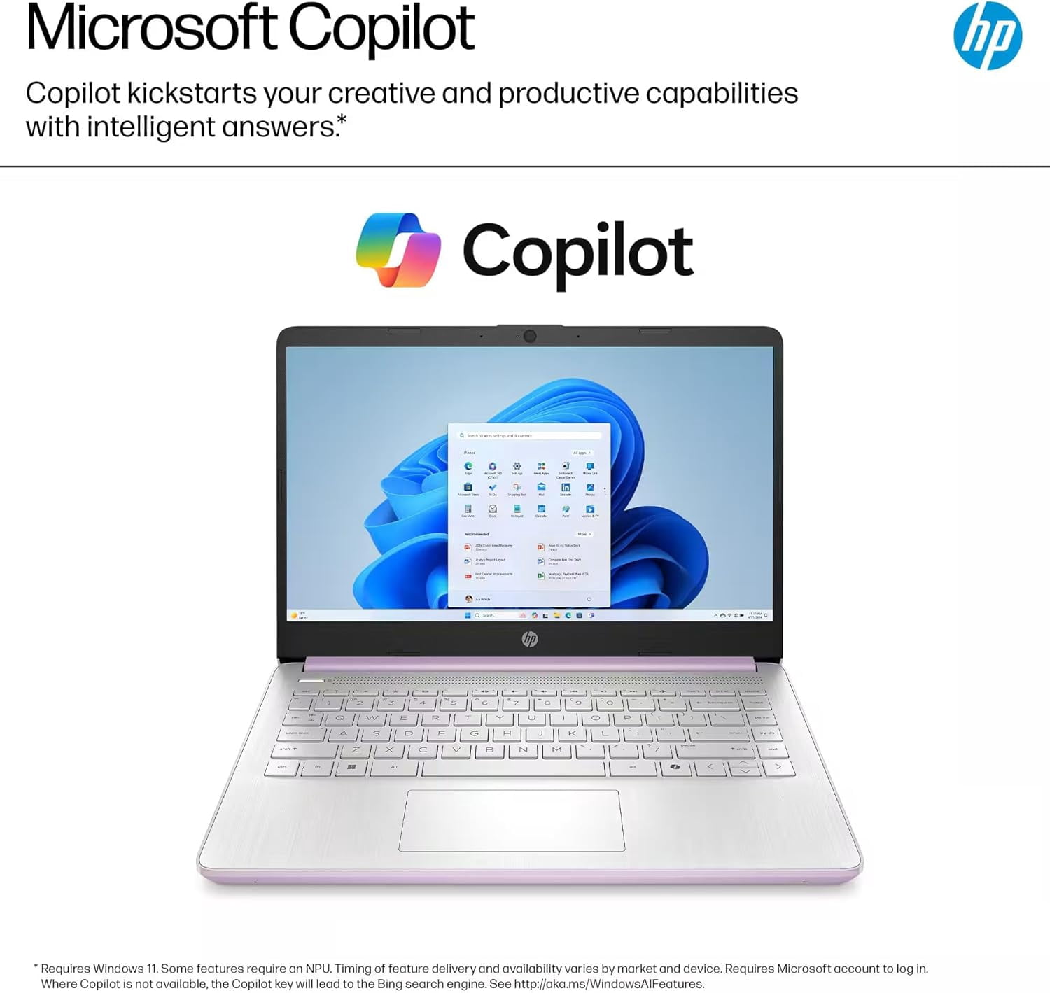 HP 14" Laptop Student Business Computer, Intel N150 Processor, 1-Year Microsoft 365, 32GB RAM, 128GB UFS, 256GB Micro SD Card, Copilot AI, Windows 11 Pro