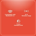 thumbnail image 3 of RadioShack Wireless Headphones 400MAH Active Noise Cancelling IPX5 3304381 White, 3 of 13