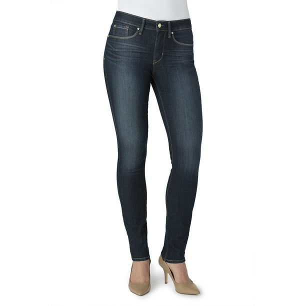Signature by Levi Strauss & Co. - Signature by Levi Strauss & Co. Women's  Totally Shaping Skinny Jeans - Walmart.com - Walmart.com
