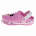 thumbnail image 3 of Disney Minnie Mouse Girls Slip-On Clogs with Back Strap (Toddler), Pink, Size: 5-6, 3 of 6