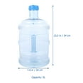 thumbnail image 4 of KAKOWELY 1 Ensemble de Pichet d'Eau Réutilisable Pichet d'Eau Portatif Contenant d'Eau Portable Bouteille d'Eau de Randonnée en Plein Air (5 L), 13,39"X7,09"X7,09 Pouces, 4 of 5