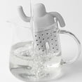 thumbnail image 4 of WIFKLSIIPG Loose Tea Infuser Tea Diffuser for Teapot Silicone Tea Strainer Cute Little Man Tea Dregs Lazy Tea Infuser Tea Brewing Tool, 4 of 6