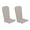 Cream, variant on Flash Furniture Charlestown Set of 2 All Weather Indoor/Outdoor High Back Adirondack Chair Cushions, Patio Furniture Replacement Cushions - Cream