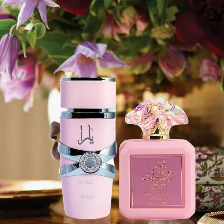 Yara EDP Spray 100ML (3.4 OZ) by Lattafa & Pink Blush Shams Al