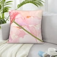thumbnail image 6 of ZICANCN Pink Rose Art Decorative Throw Pillow Covers, Bed Couch Sofa Decorative Knit Pillow Covers for Living Room Farmhouse 24"x24", 6 of 8
