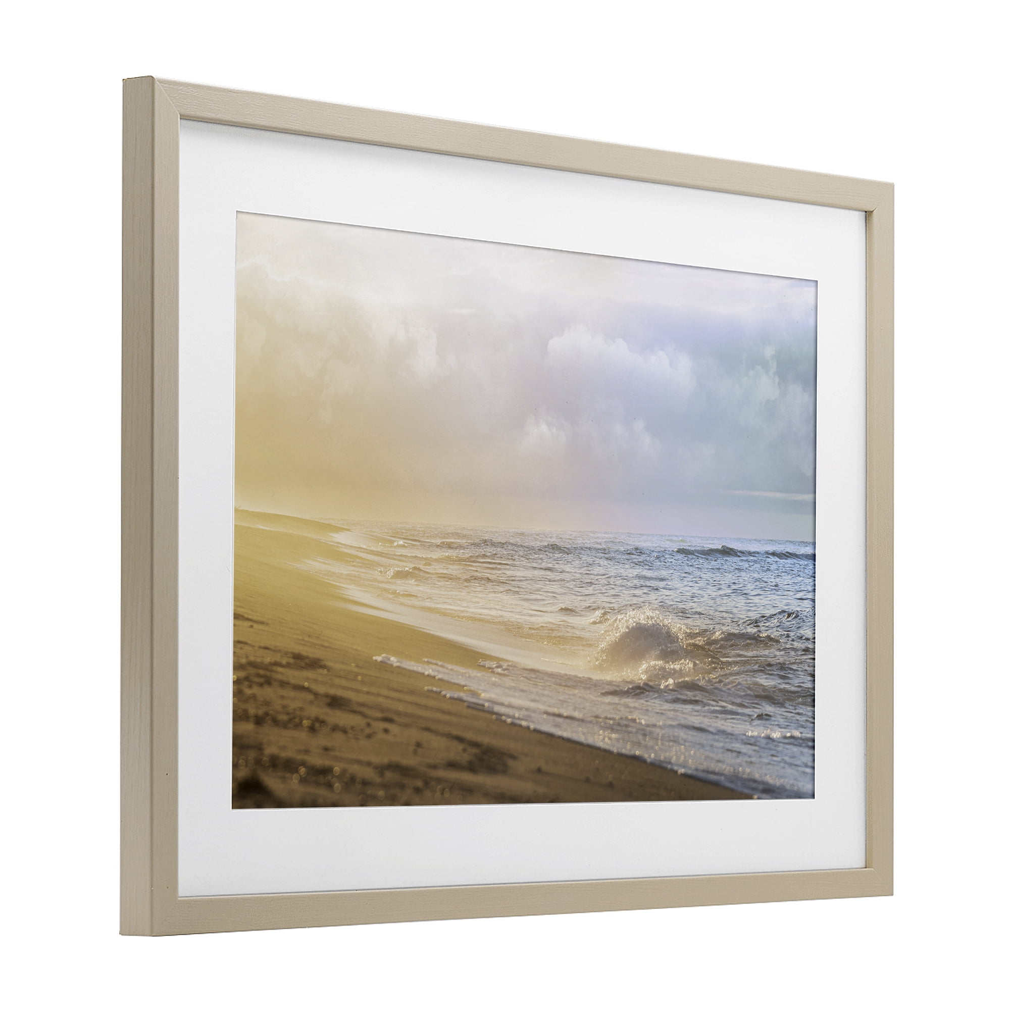 Stupell Industries Gentle Seaside Breeze Birch Framed Print Under Glass, design by Marcus Prime