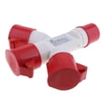 thumbnail image 3 of Divisor de 3 Vías Baoblaze 16A IP44 380V Conector Industrial, 3 of 6