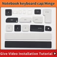 thumbnail image 2 of Replacement Brand Keycap Key Cap Scissor Clip Hinge Button For Logitech Graphite Grey Keycap MX YR0073 Grey Ctrl and hinge, 2 of 6