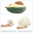 thumbnail image 4 of Avocado Plushie Toy, 3D Fruit Plush Stuffed Cotton Pillow for Car Sofa Decoration, 4 of 4