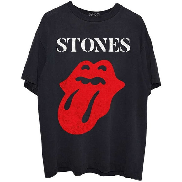 Rolling Stones - T-Shirt pour Homme Sixty Classic Tongue Vintage Fill