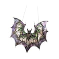 thumbnail image 4 of Atrapasueños de murciélago, de murciélago para colgar en , decoración para fiestas temáticas de casa, adorno colgante de Halloween, 4 of 9