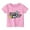 #0353-Pink, variant on Cowsor Kids Happy Easter Bunny Print Loose Crew Neck Short Sleeve Tee Soft Breathable Cotton Casual Easter Top for Tween Boys Girls 1-14 Years