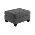 thumbnail image 5 of Eleni Modular Sectional 6pc Set 2x Corner Wedge 3x Armless Chair and 1x Ottoman - Gray, 5 of 14