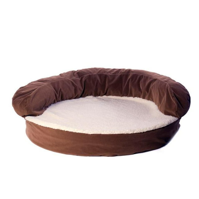 Carolina Pet 011200 Lit de Traverse Ortho - Chocolate&44; Moyen