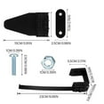 thumbnail image 3 of CUITING Garage Door Banner Clips 4PCS/6PCS Springed Garage Door Banner Clamps With Installation Accessories Nylon Garage Door Banner Installation Clips For Halloween  Black and Friday 202, 3 of 6