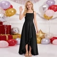 thumbnail image 6 of RUTAYY Children Girls Dress Square Collar Solid Color Party Ruffled Tiered Strapless Casual Party Wear Resort Holiday Dresses, 6 of 7