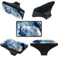 thumbnail image 2 of HemaKayy 4 Pack 1.65" Decorative Cabinet Knobs - Themed Drawer Handles, ABS Glass Rectangle Pulls for Kitchen, Bedroom, Home Furniture Decor - Unique Marble Texture, 2 of 7