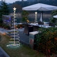 thumbnail image 2 of Yescom Twinkle 6Ft Spiral Christmas Tree Light 182 LED 8 Model for Indoor Outdoor Yard Decoration Multi-color 5Packs, 2 of 9
