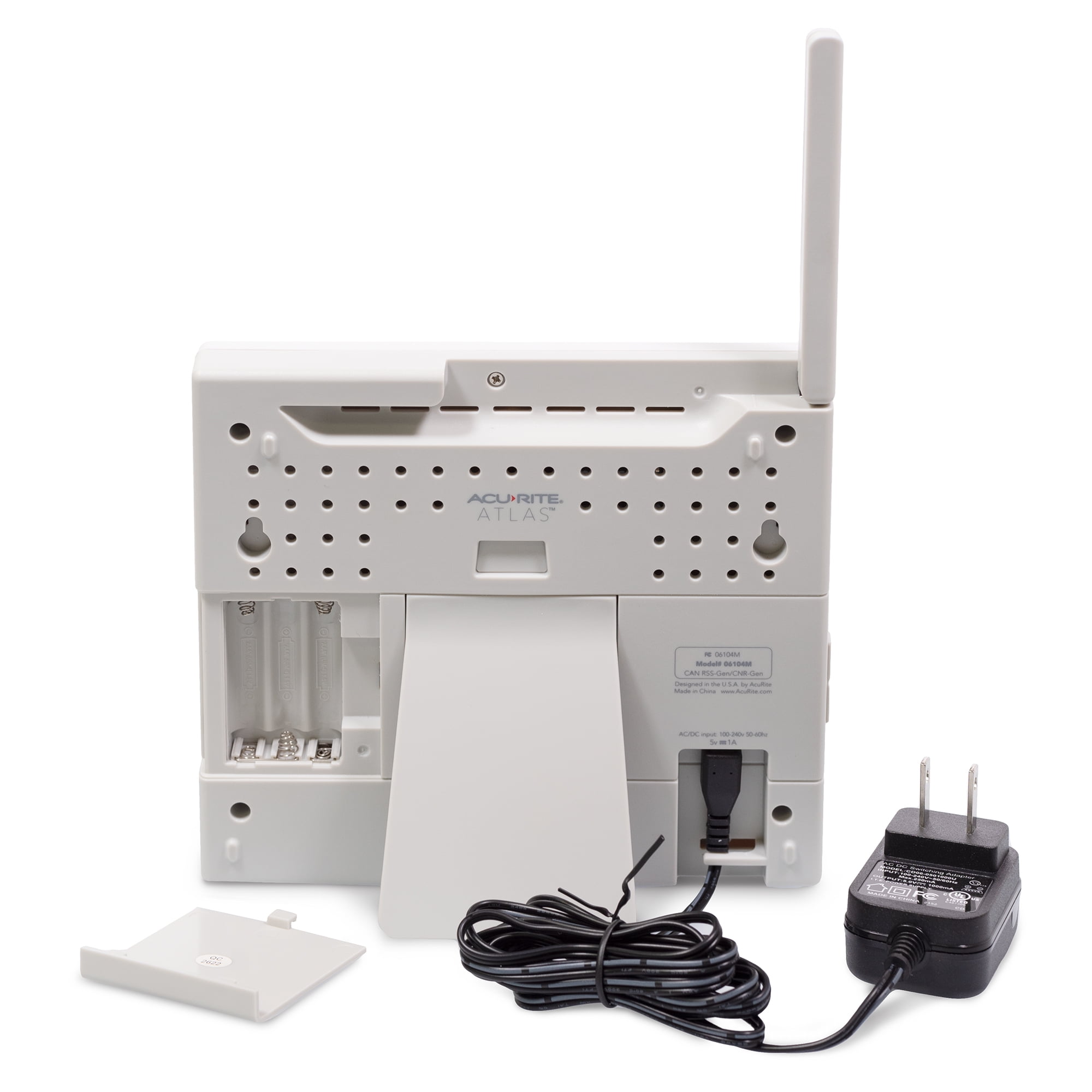 AcuRite Atlas Weather Station with White HD Display for Temperature, Humidity, Wind Speed/Direction with Built-in Barometer (01127M)