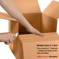 thumbnail image 5 of (2 pack) Office Depot® Brand Multi-Depth Corrugated Cartons, 4" x 8" x 6", Kraft, Pack Of 25, 5 of 6