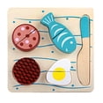 thumbnail image 1 of Woode Cut Toy Frutas Verduras Postre Niños Cocina Juguete Alimentos Pretend Play Puzzle Educativo Niños Speravity WJ4043-06B, 1 of 7
