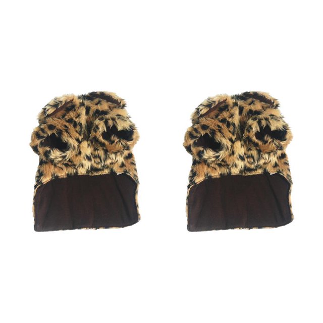 Billuyoard Ropa para mascotas Mantener abrigado, y cómodo, estampado de leopardo, ropa para mascotas, elegante abrigo, traje para la fiesta XS 2piezas