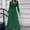 Green, variant on Blmnix Dresses for Women A Line Dresses Long Dresses Fit & Flare Dresses Maxi V-Neck Green Long Sleeve Belted Casual Dresses,S